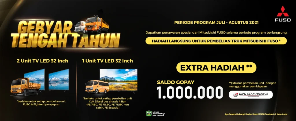 Dapatkan Promo Menarik di Gebyar Tengah Tahun FUSO