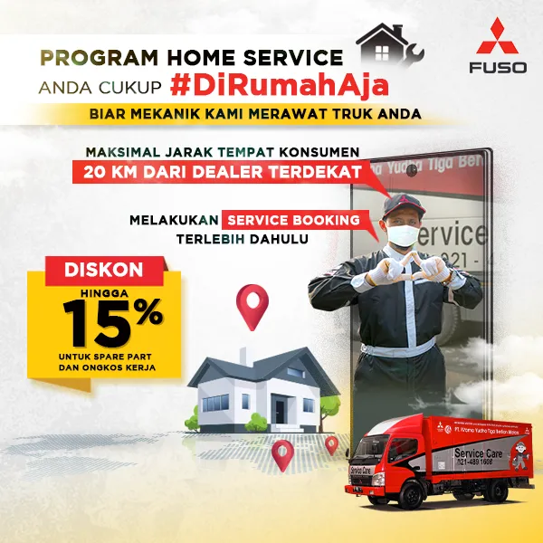 Peduli Konsumen, KTB Sediakan Program “FUSO Home Service” di Tengah Situasi Covid-19