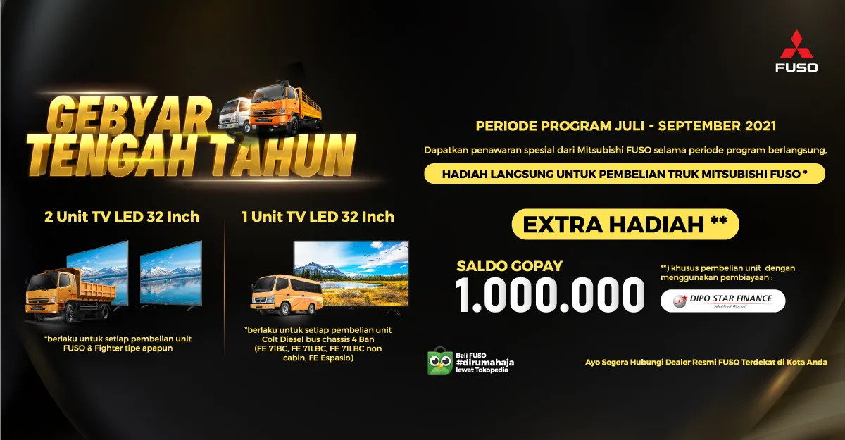 Mitsubishi Fuso Meluncurkan Gebyar Tengah Tahun Untuk Mendorong Pemulihan Pasar 2021