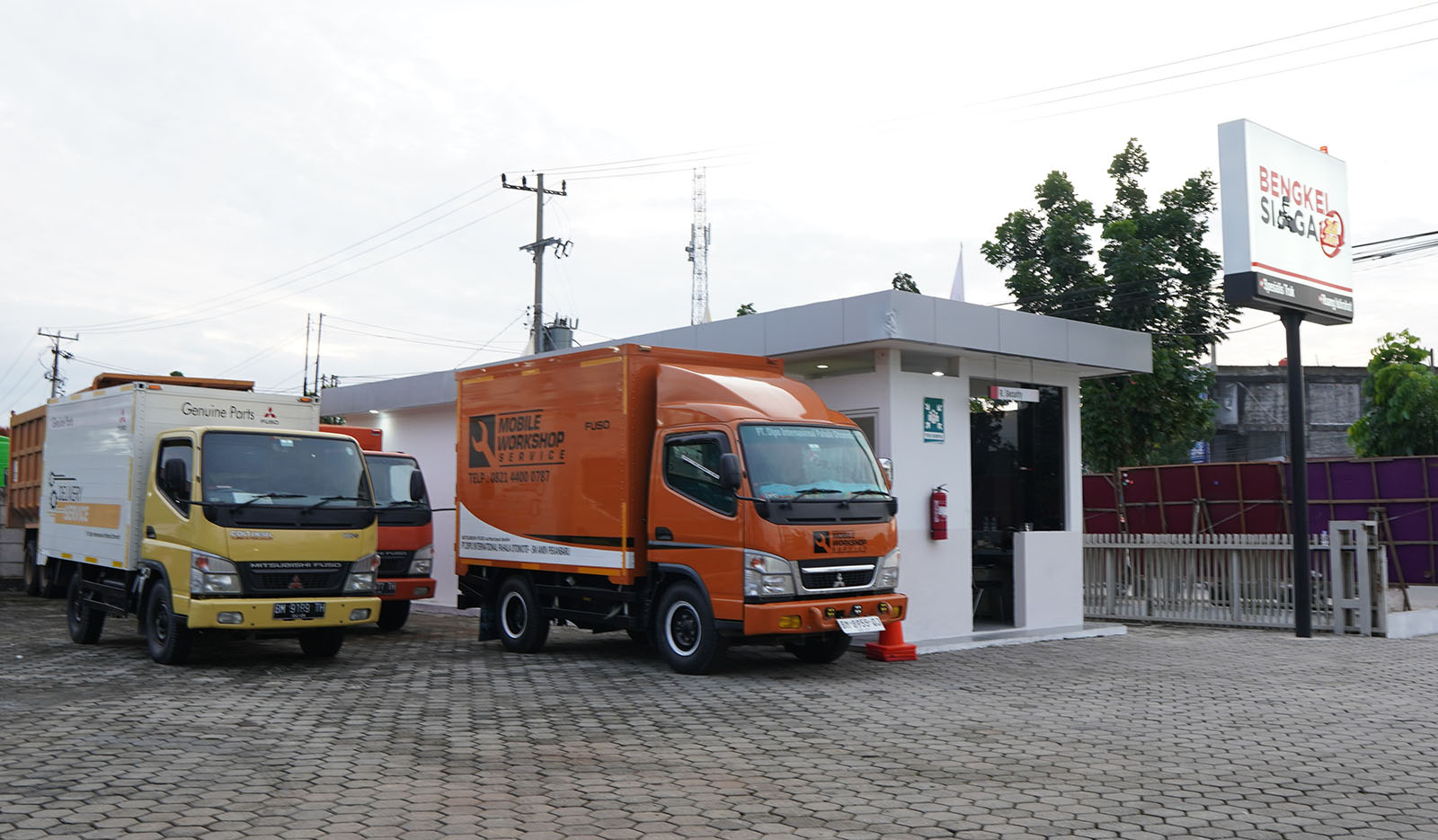Peresmian Bengkel Siaga 24 Jam Pastikan Truk Konsumen Tanpa Down Time, Mitsubishi Fuso Buka Bengkel Siaga 24 Jam di Pekanbaru